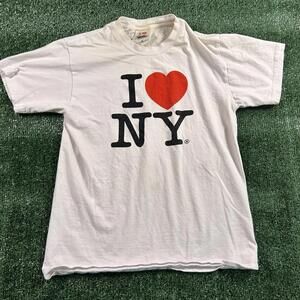 I Love NY White Graphic T-Shirt